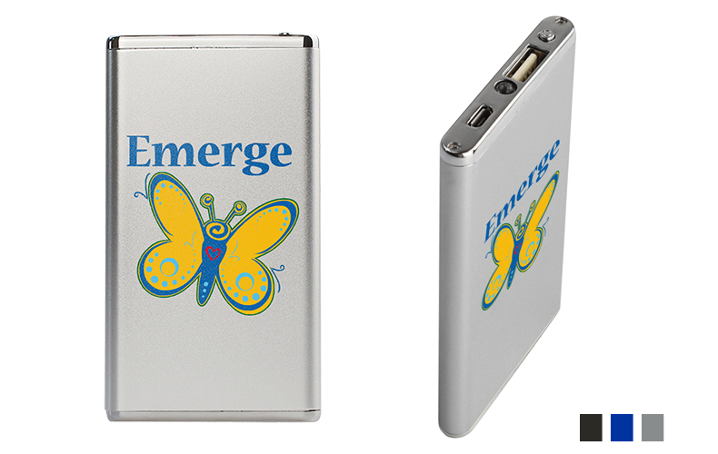 Winnemac Sleek Metallic Slim 3000mAh Power Bank